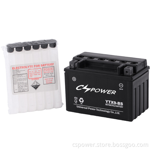 Actived Sealed Maintenance Free Lead Acid Motorcycle Battery Ytx9l-Bs